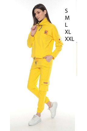 ست گرمکن زرد زنانه Penye sportiness - کد 844397441