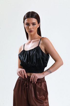بلوز مشکی زنانه چاپی Sense - کد 727681278