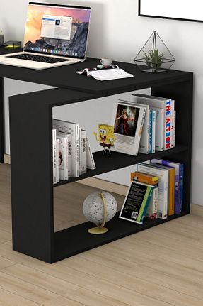 میز تحریر مشکی 75 سانتی متر Moonlife - کد 843310031