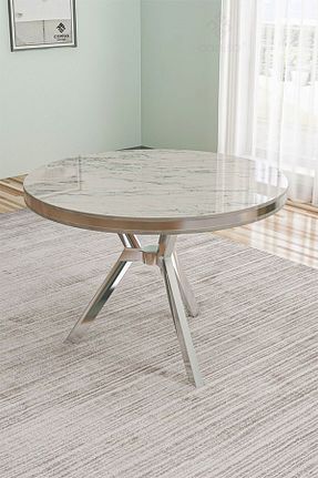 میز آشپزخانه سفید MDF Canisa - کد 849076488