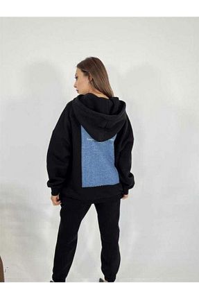 ست بالاتنه و پائین تنه مشکی زنانه بافتنی Zarenn - کد 856978478