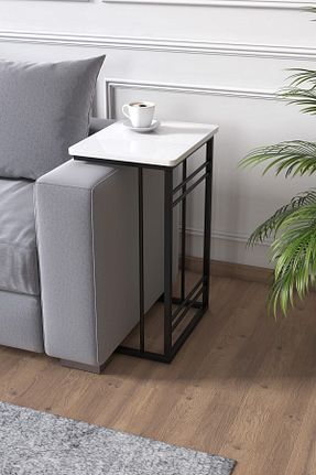 میز عسلی سفید Suntalam Canisa - کد 658172481