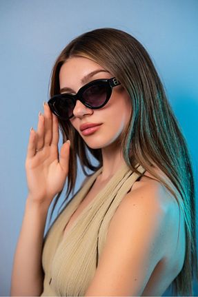 عینک آفتابی مشکی زنانه 52 MORLİN BRON - کد 850711234