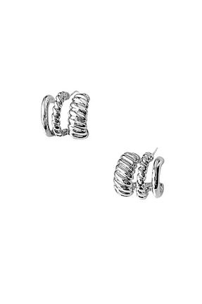 گوشواره جواهر برنجی takıtarzım - کد 857005935