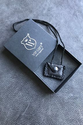 گردنبند جواهر مشکی زنانه چرم ViP GiFT - کد 66786991