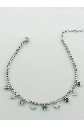 خلخال جواهر زنانه استیل (فولاد) DS DİAMONDSHOP - کد 857184740