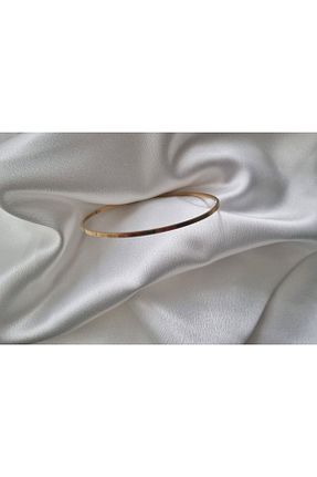 دستبند استیل (فولاد) طلائی زنانه استیل (فولاد) Akelya - کد 782500636