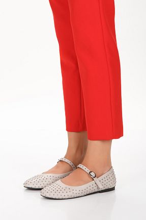 بابت طوسی زنانه چرم خالص PASSAGE SHOES - کد 857018338