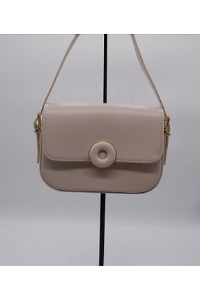 کیف دوشی بژ زنانه چرم مصنوعی BLOOMS BAG - کد 857020678