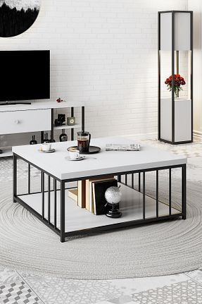 میز جلو مبلی مشکی فلزی Modatte - کد 172541503