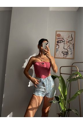 بلوز صورتی زنانه ساده RaVe Collection - کد 851365906