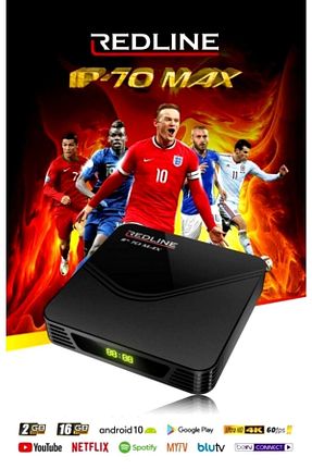 رسیور مشکی 4K Ultra HD Redline - کد 399372848