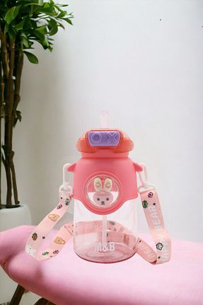 بطری آب و قمقمه صورتی M&B WATER BOTTLE - کد 818539416