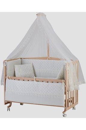 ست لحاف و روکش لحاف و روکش بالش کودک و نوزاد سفید پنبه ای G&G baby - کد 31169294