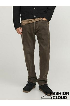 شلوار جین قهوه ای مردانه رگولار Jack & Jones - کد 856914779