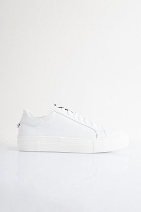 کفش اسنیکر سفید زنانه چرم اصل SU SHOE BOUTIQUE - کد 857177475