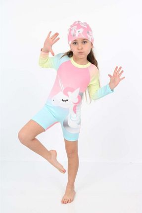 مایو رنگی بچه گانه الاستین Lolliboomkids - کد 654232940