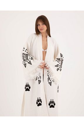 کیمونو و کافتان نباتی زنانه %100 پنبه Befera Design - کد 857204220