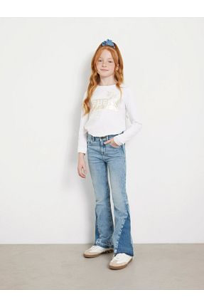 سوئیشرت آبی بچه گانه ساده Guess - کد 857349776