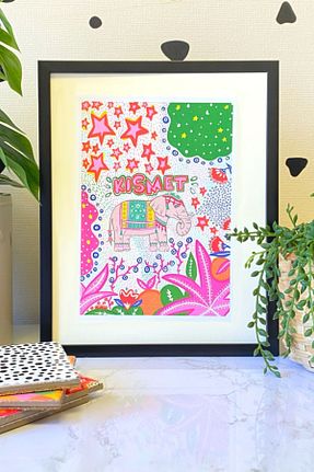 محصول دکوراسیون دیوار سفید 1 پارچه Hello Melody Design - کد 334711564