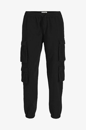 پائین تنه گرمکن اسپرت مشکی مردانه پاچه تنگ Jack & Jones - کد 857355672