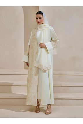 کلاه و ابایا بژ زنانه بافتنی AL SHEIKHA - کد 857360985