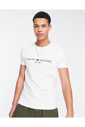 تیشرت سفید مردانه رگولار Tommy Hilfiger - کد 475960216