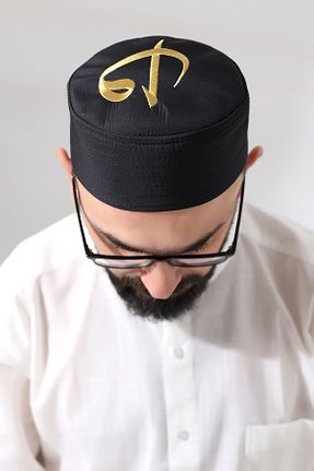 کلاه مشکی مردانه پنبه ای ihvanonline - کد 797341798