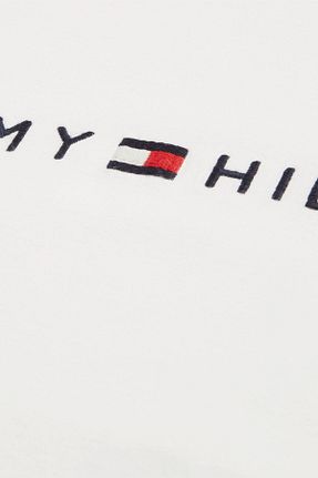 تیشرت سفید مردانه یقه دوچرخه Tommy Hilfiger - کد 280760582