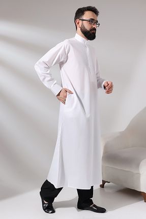 پیراهن سفید مردانه گشاد ihvanonline - کد 801837859
