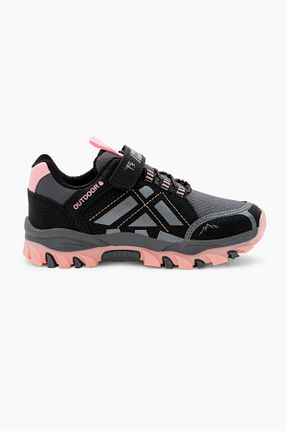 کفش بیرون طوسی بچه گانه چرم مصنوعی Tonny Black - کد 857445573