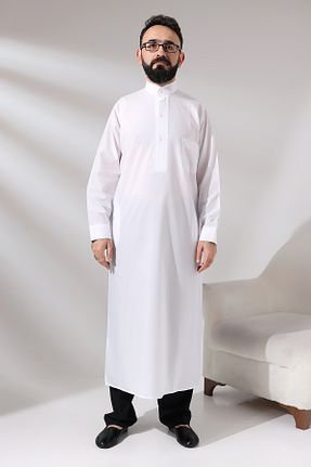 پیراهن سفید مردانه گشاد ihvanonline - کد 801837859