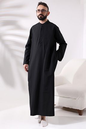پیراهن مشکی مردانه گشاد ihvanonline - کد 776845998