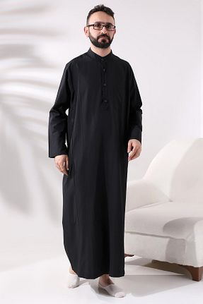 پیراهن مشکی مردانه گشاد ihvanonline - کد 776845998