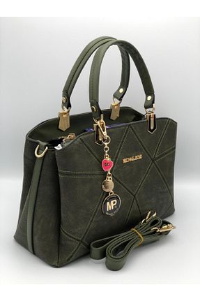 کیف دوشی خاکی زنانه چرم مصنوعی mıchael polo - کد 121951973