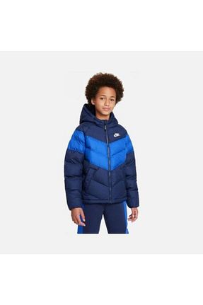 کاپشن آبی بچه گانه رگولار Nike - کد 789176374