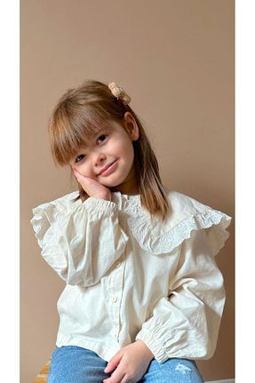 پیراهن بژ بچه گانه رگولار Lalia - کد 789474598