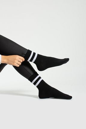 جوراب اسپرت مشکی زنانه پنبه ای Socks Here - کد 824351956
