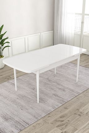 میز ناهار خوری سفید Ortadan Açılır Canisa - کد 844728081