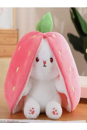 اسباب بازی مخملی صورتی بچه گانه 20 cm Pufu Toys - کد 762661273