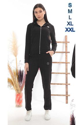 ست گرمکن مشکی زنانه Penye sportiness - کد 843861717