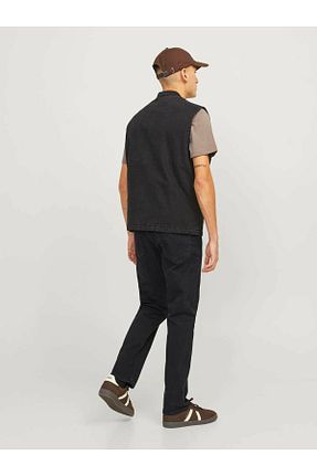شلوار جین مشکی مردانه پاچه ساده Jack & Jones - کد 760059941