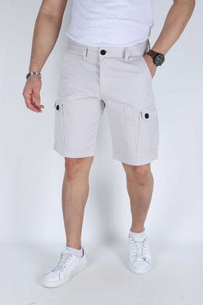 شلوارک و برمودا طوسی مردانه Relaxed Dozor - کد 808327228