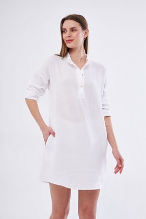 تونیک سفید زنانه بافتنی Yıldızistan - کد 822716441
