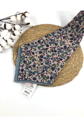 روسری سبز پنبه ای Kamelya - کد 856974646