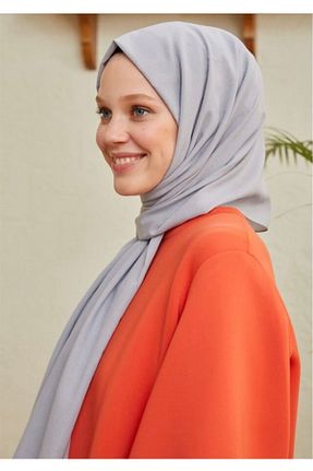 روسری سرمه ای پنبه ای Mides scarf - کد 458081574
