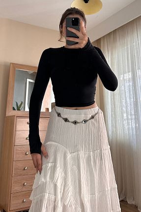 بلوز مشکی زنانه ساده Sorridi - کد 857015821
