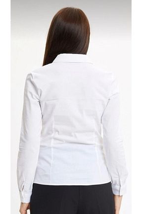 پیراهن سفید زنانه اسلیم فیت aysmir - کد 354169336