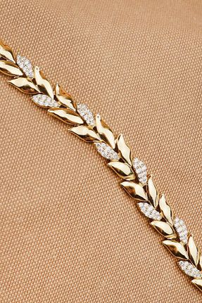 دستبند استیل (فولاد) طلائی زنانه استیل ضد زنگ Keyifli Hayaller - کد 852338901