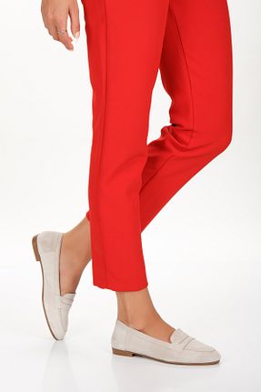 بابت بژ زنانه چرم خالص PASSAGE SHOES - کد 857014922